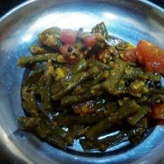 A picture of Gavar ki Sabji.