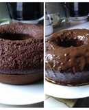 Torta de chocolate bañada en choco😋🍫🍫