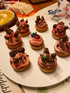 Una foto de Cupcakes de vainilla especiales para San Valentín 💘