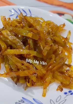 Hình của món Cá bò khô xốt me.