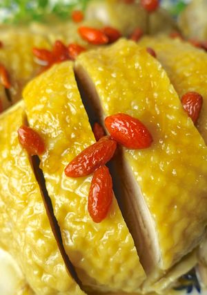 影音示範 簡易版紹興醉雞 簡易年菜宴客菜 的食譜成品照片