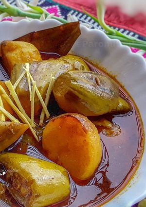 A picture of Niramish-aloo-potol.