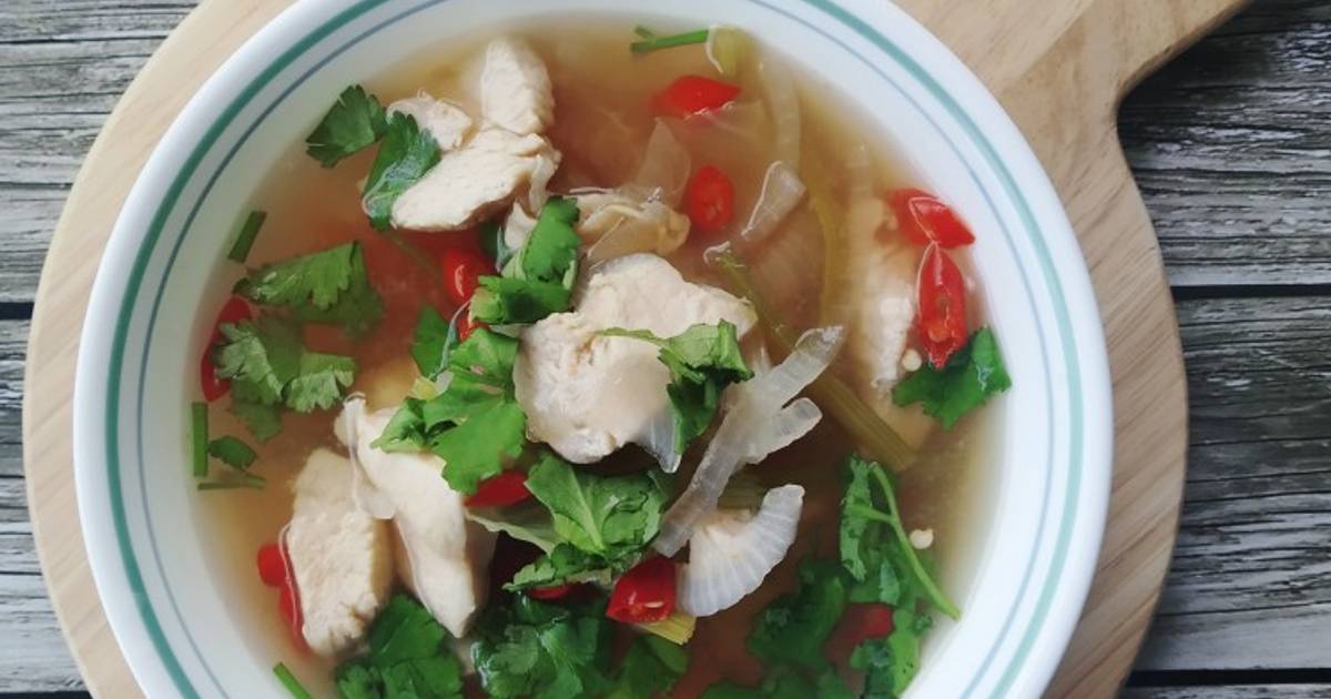 Resipi Sup Sayur Ayam Ala Thai Oleh Maisarah Mamat Cookpad