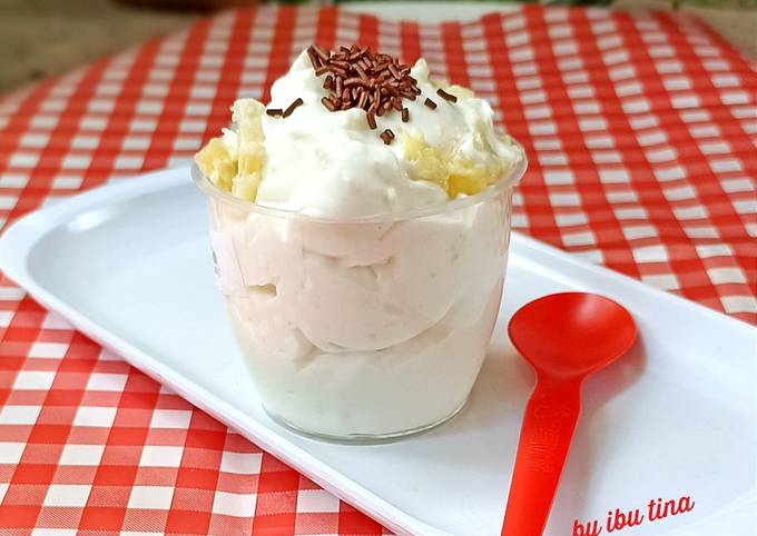 Resep Ice Cream Lembut No Frezeer Hanya Bahan Oleh Ibu Tina Cookpad