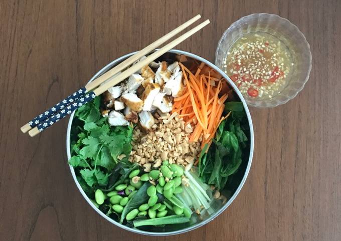 Bagaimana Membuat Vietnamese cold salad yang Enak Banget