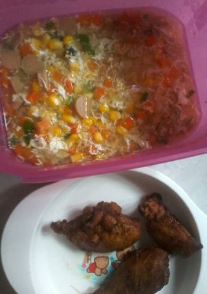 Foto resep Sup Sosis jagung