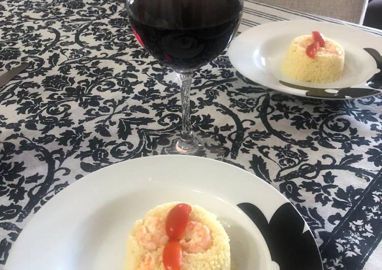 Cuscuz marroquino com camarão - Tudogosreceitas