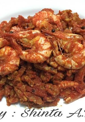 Foto resep Balado Udang Tempe Simple