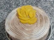 Una foto de masa para torta de cumpleaños