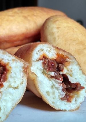 Foto resep Roti Goreng Daging Pedas