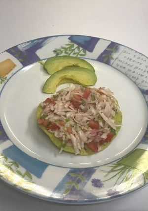 Una foto de Ceviche de jícama