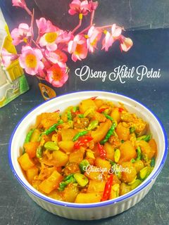 Foto resep Oseng Kikil Petai