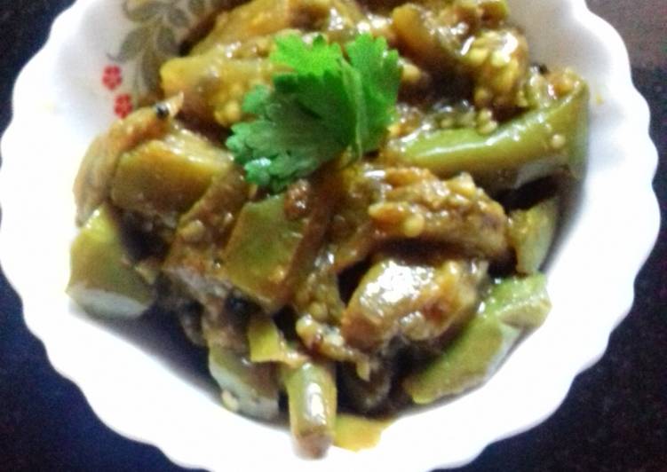 Recipe of Delicious Green brinjal bhujiya