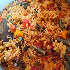 A picture of Tuvar Biryani.