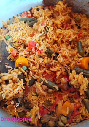 A picture of Tuvar Biryani.