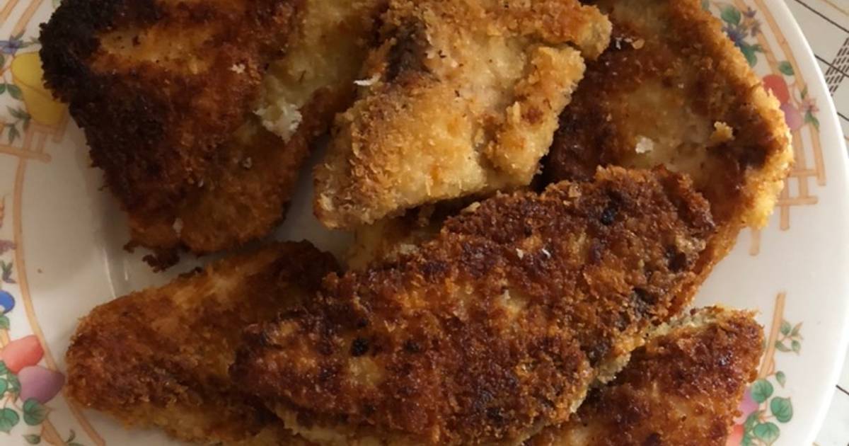 Tilapia frita con panko Receta de Tacjoy Cookpad