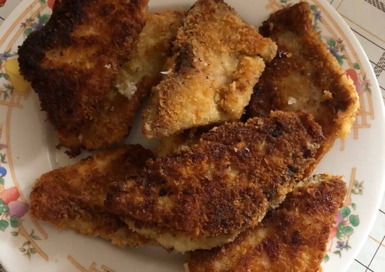 Tilapia frita con panko