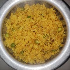 A picture of Matar pulav.