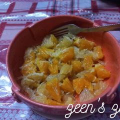 A picture of Sweet Lime and Orange Salad.
