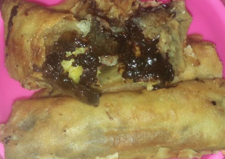 Piscok (pisang coklat) lumer