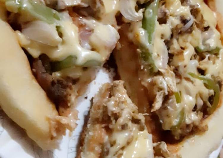 Recipe: Tasty Chicken pizza without oven This is Secret Recipe  From Homemade !!