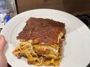 Une photo de lasagne boeuf haché