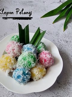 Foto resep Klepon Pelangi