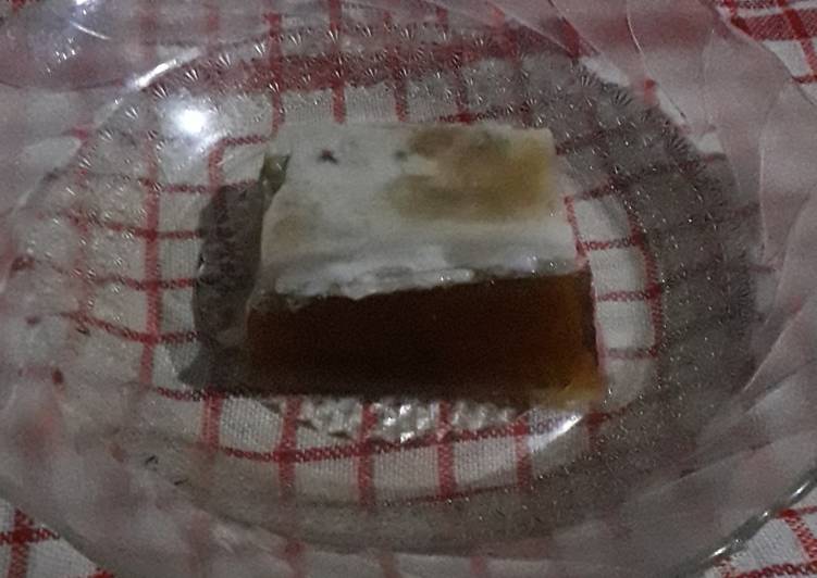 Puding Kacang Ijo Lapis Gula Merah