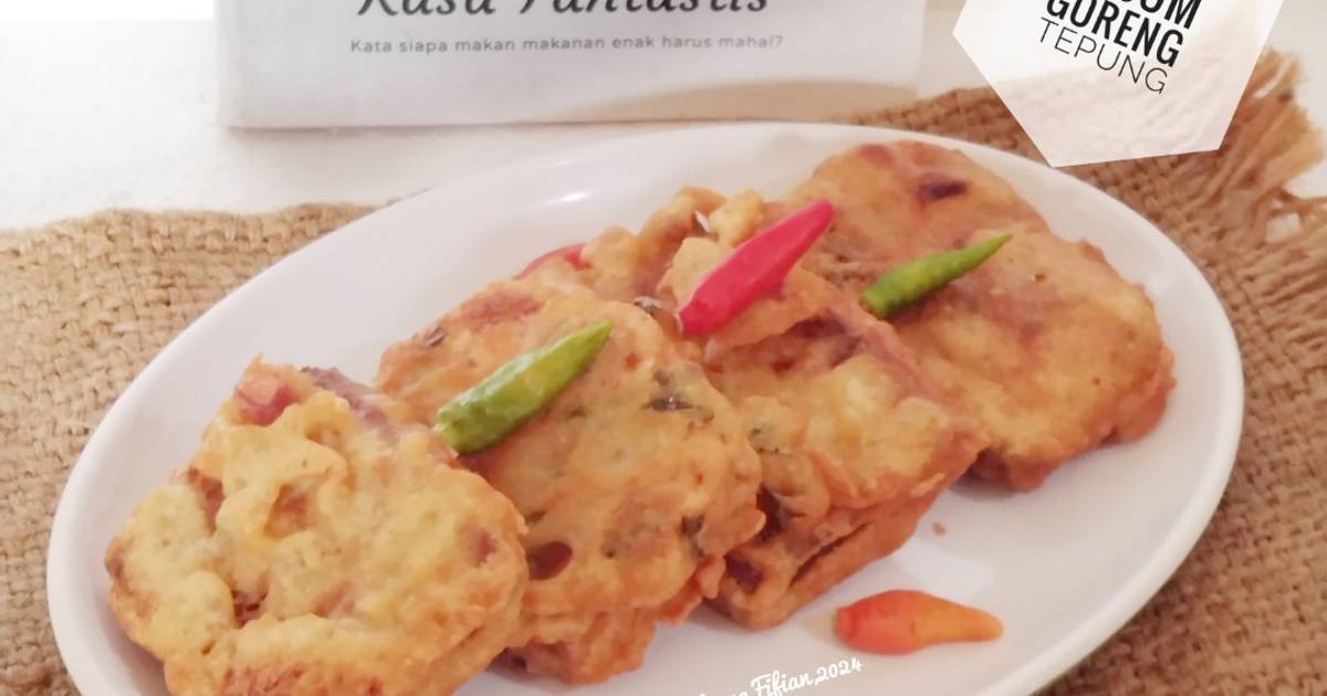 Resep Oncom Goreng Tepung Rasanya Maknyus