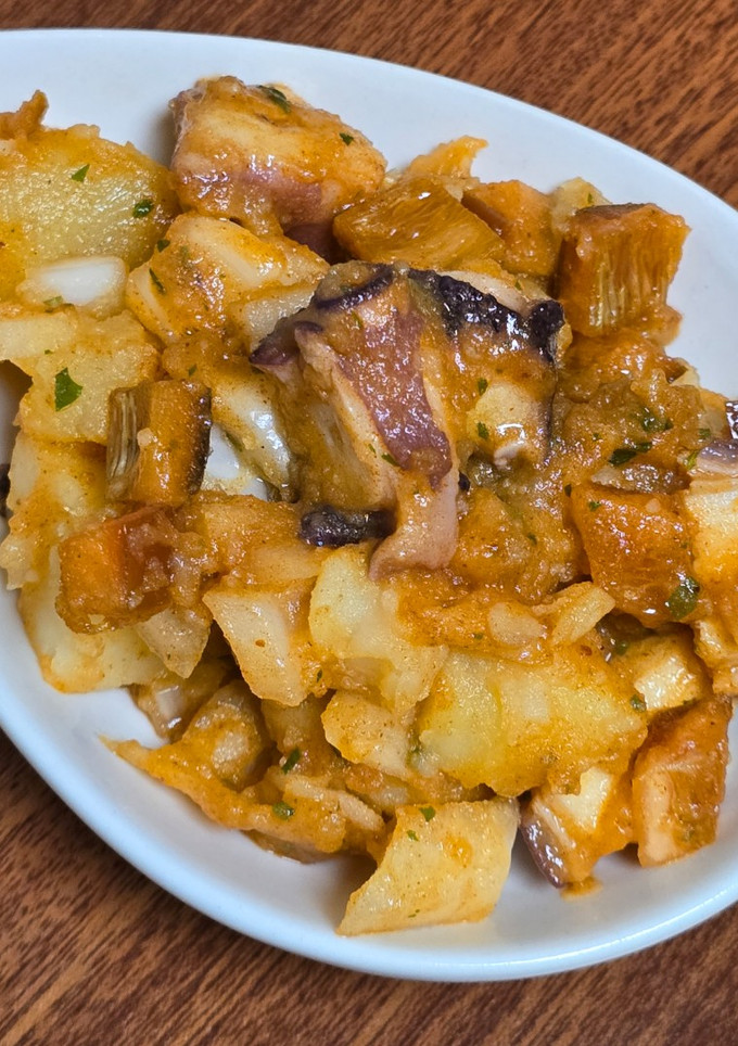 Una foto de Salpicón de pulpo con patatas