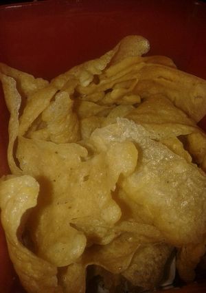 Foto resep Rempeyek polos 1 macam tepung ala mamah...