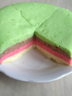 Foto resep Bolu kukus pelangi simple