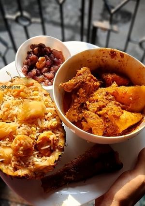 প্রন আনারস ফ্রাইড রাইস (Prawn pineapple fried rice in Bengali) রেসিপির প্রধান ছবি