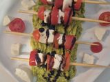 Brochetas de Tomate cherry y Mozzarella