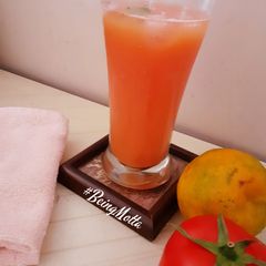A picture of Orange Tomato Cocktail.