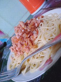 Hình của món Mì ý spaghetti.