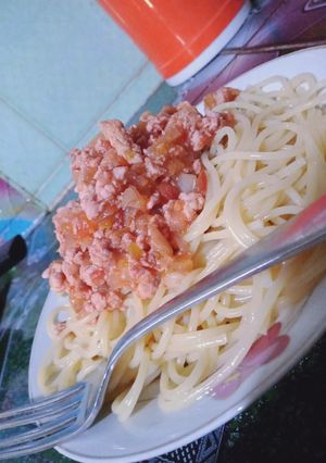 Hình của món Mì ý spaghetti.