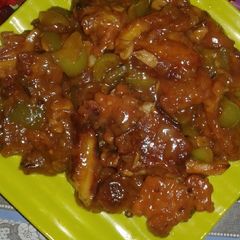 Potato-cauliflower chilli A picture of Potato-cauliflower chilli.