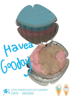 Foto resep Ice Cream 3 Rasa (Coklat,strowberi,buble gum)