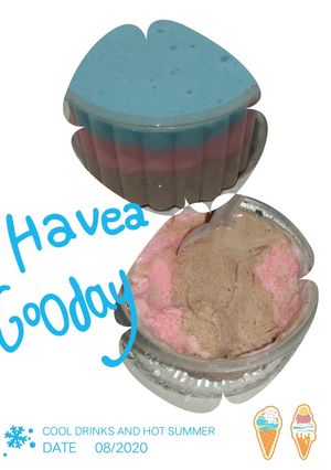 Foto resep Ice Cream 3 Rasa (Coklat,strowberi,buble gum)