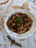 Solomillo de cerdo al Pedro Ximénez con frutas pasas