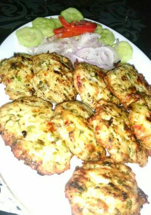 A picture of Chicken Green kabobs by Nancy.