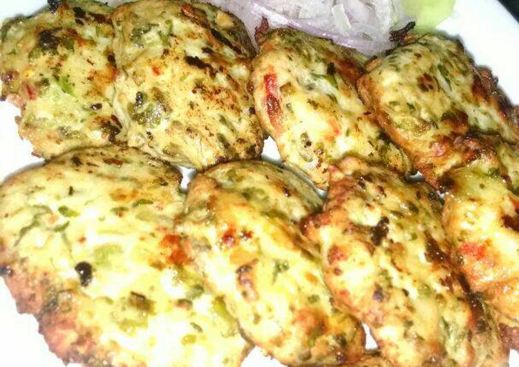 Easiest Way to Make Homemade Chicken Green kabobs by Nancy