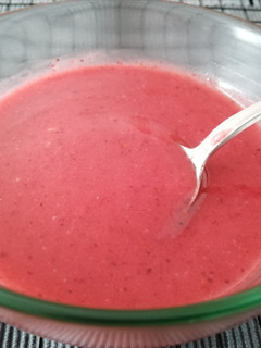 Una foto de Salsa de frutos rojos