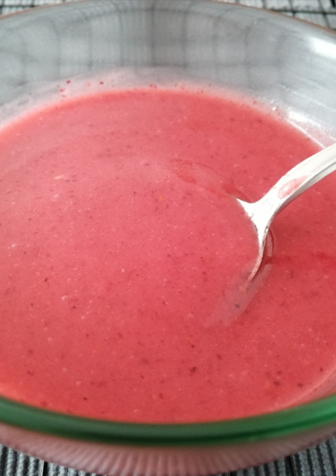 Una foto de Salsa de frutos rojos