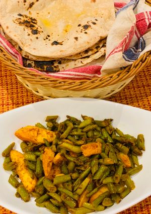 A picture of French beans.