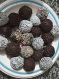 Trufas con Torta y Dulce de Leche 😋