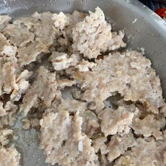 A picture of Mince pork and salted fish.