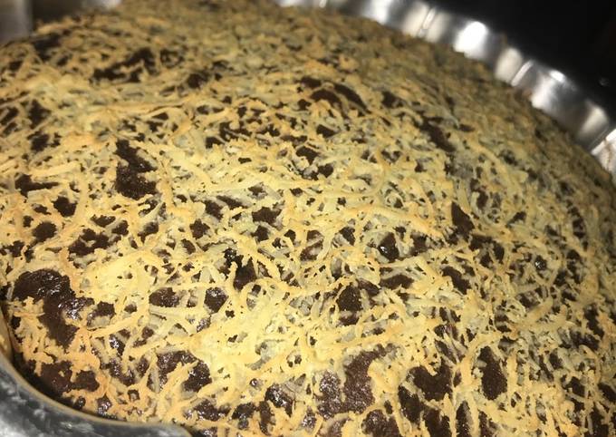 Brownies Coklat Panggang (keju crispy) Nutricake anti gagal mantap