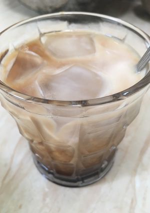 Foto resep Recook Kopi susu gula aren aroma daun pandan